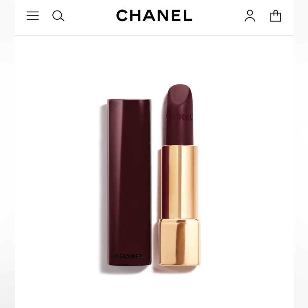 CHANEL Lipstick in Deep Plum Burgundy